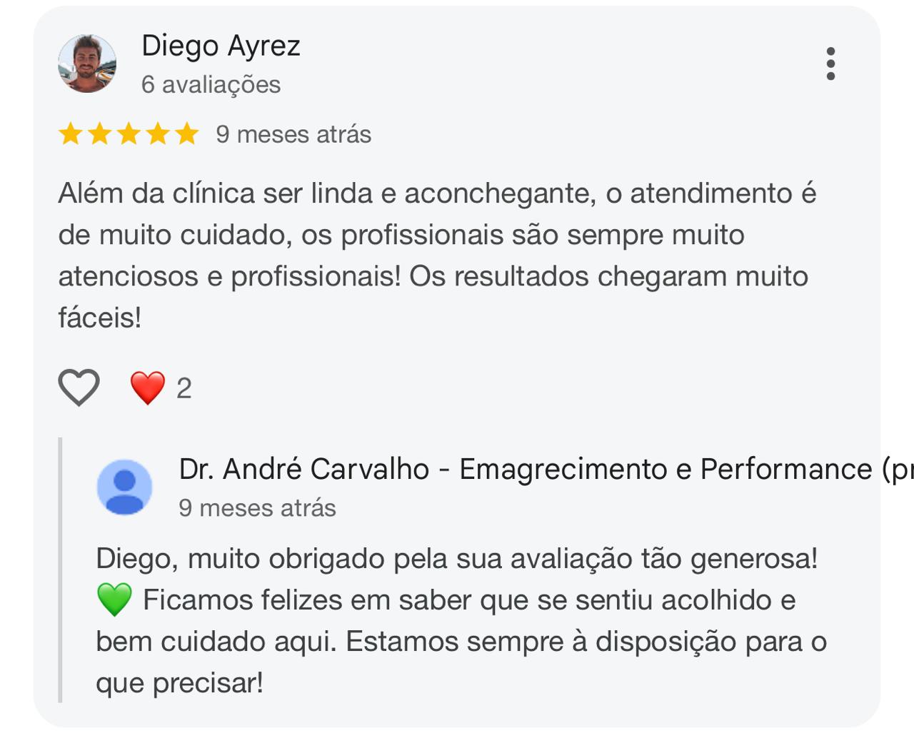 Depoimento de paciente 12