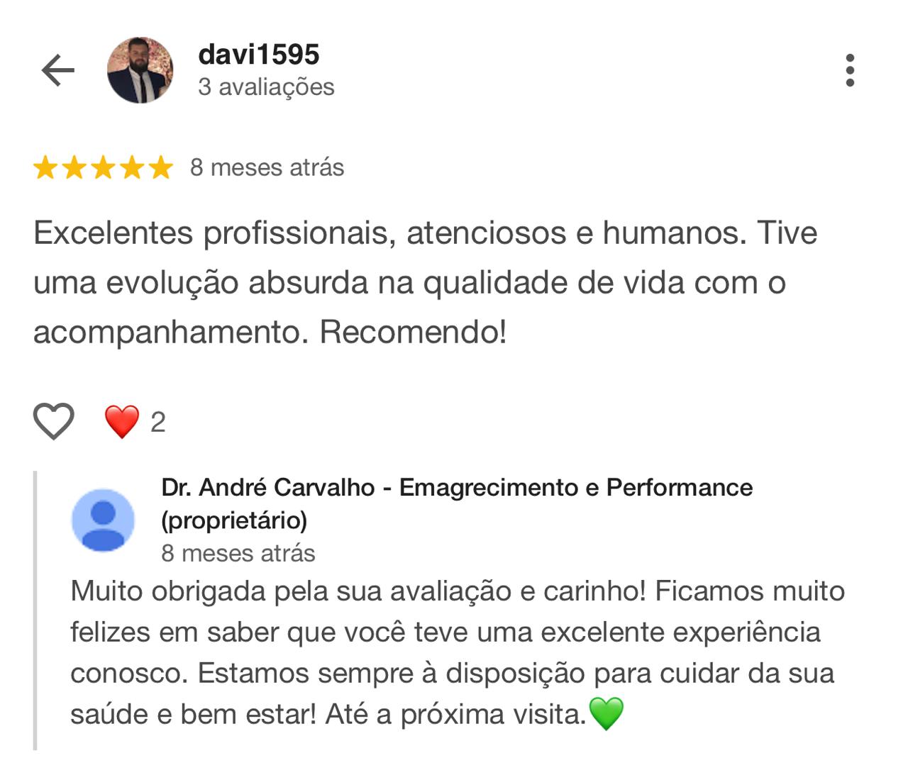 Depoimento de paciente 14